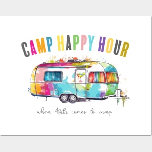 Camp Happy Hour Posters and Art